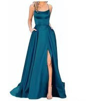 Royal Blue Velvet Evening Dresses One Shoulder Formal Party Gown Long Maxi Dress