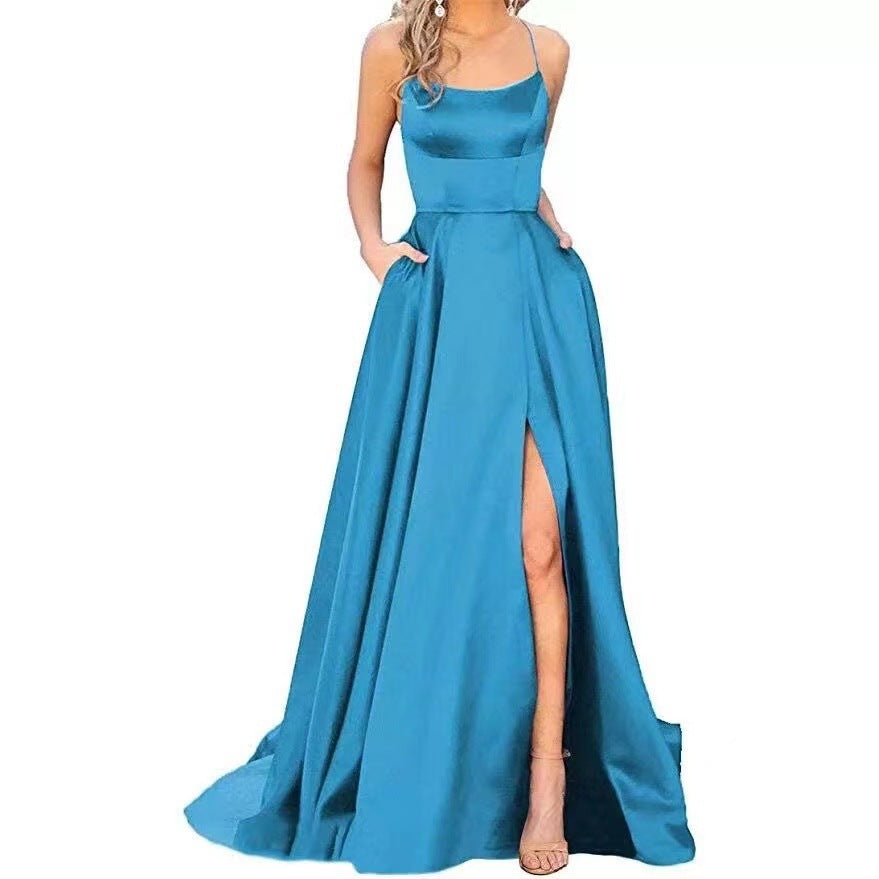 Royal Blue Velvet Evening Dresses One Shoulder Formal Party Gown Long Maxi Dress